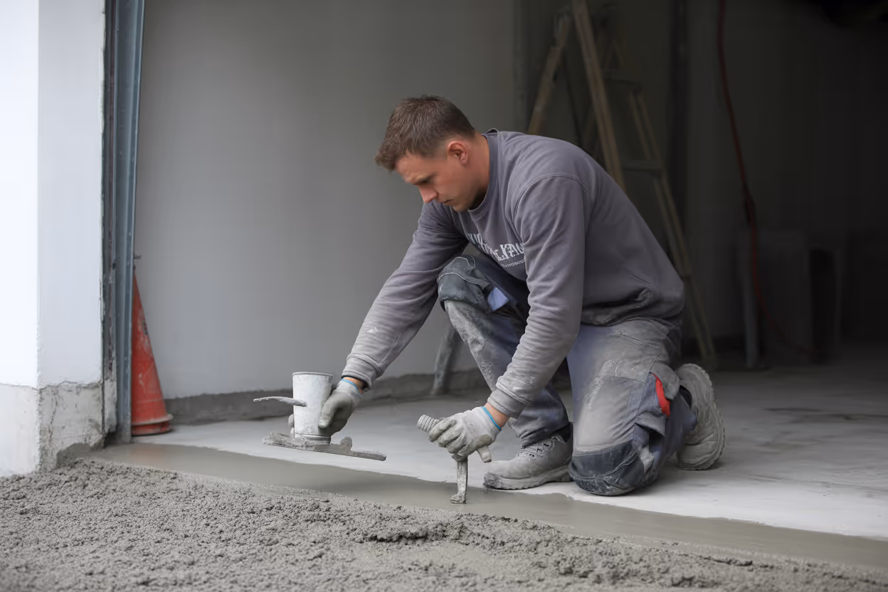 Fachgerechte Betonarbeiten auf Baustelle